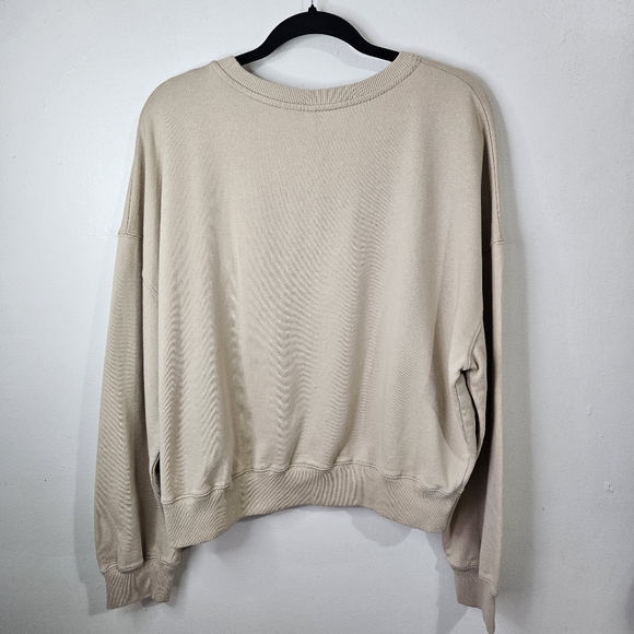 Summum Woman Gold Foil Moon Sweatshirt Size M Minimalist - Picture 3 of 13
